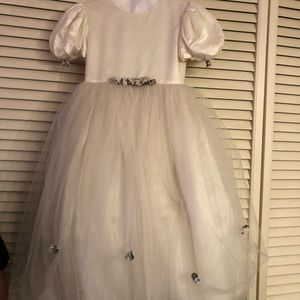 Size 5 Little Girls Fancy Formal Dress. Worn once